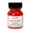 Autumn Red Tap Shoe Leather Paint