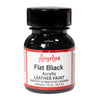 Flat Black Tap Shoe Leather Paint