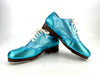 Miller & Ben Tap Shoes Custom Paint triple threat Baby blue