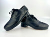 Tap Shoes Black Snake Pattern Gray Blue