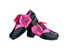 Black Shiny Pink Custom Tap Shoes