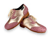 Jazz-Tap Master - Pink Ostrich & Gold Red GT Royal