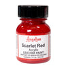 Scarlet Red Tap Shoe Leather Paint