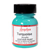 Turquoise Tap Shoe Leather Paint